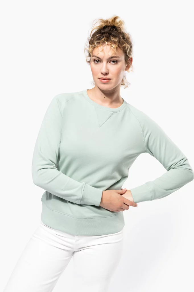 k481 - premium dames biokatoen trui bedrukken - kinder sweater ontwerpen en bedrukken