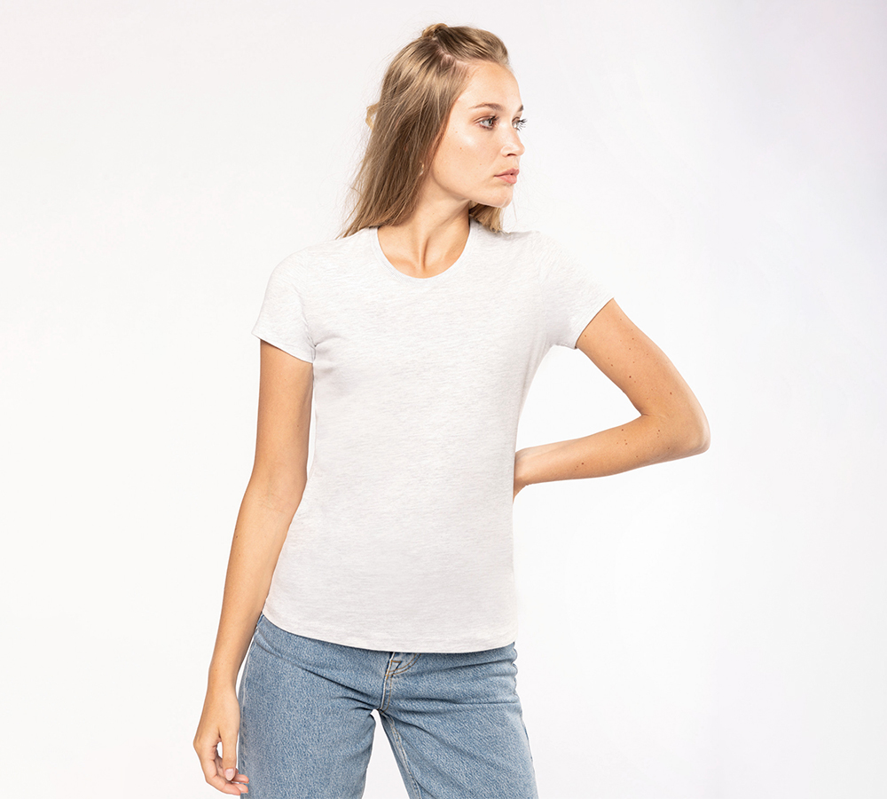 kv2107 - premium vintage dames t-shirt bedrukken -