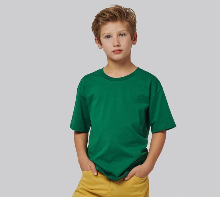 ns306 - premium oversized biokatoen kinder t-shirt -