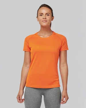 pa439 - dames functioneel sportshirt korte mouwen -