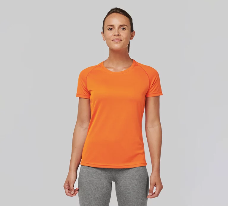 pa439 - dames functioneel sportshirt korte mouwen -