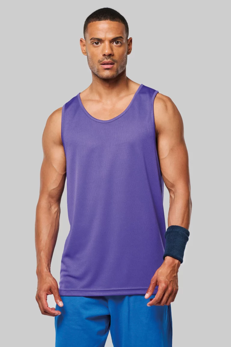 pa441 - heren sporttop bedrukken -