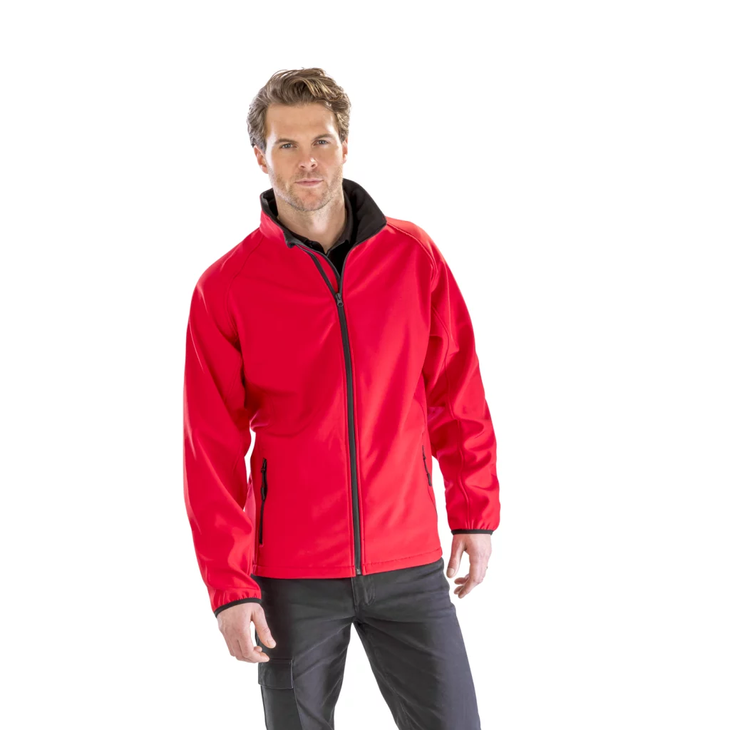 r231m - heren softshell jas bedrukken - goedkope bedrukte polo