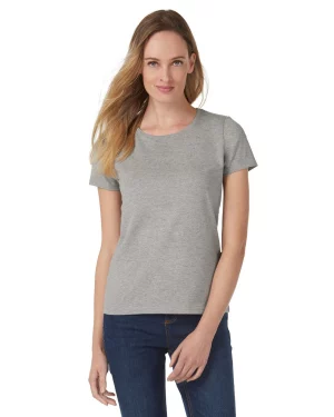 e190d - dames basic t-shirt bedrukken - bedrukt dames t-shirt