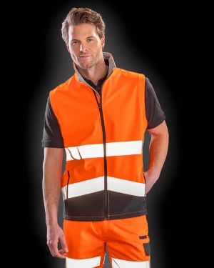 r451x - reflecterende softshell bodywarmer ontwerpen en bedrukken -