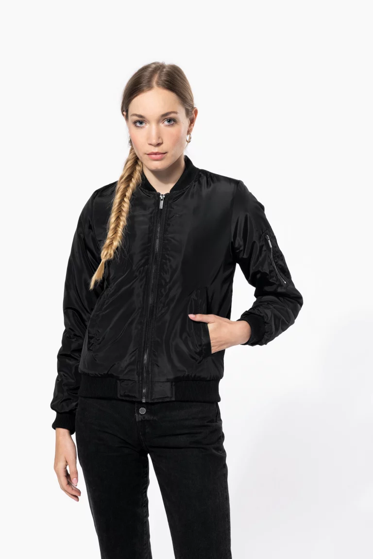 k6123 - dames bomberjacket ontwerpen en bedrukken -