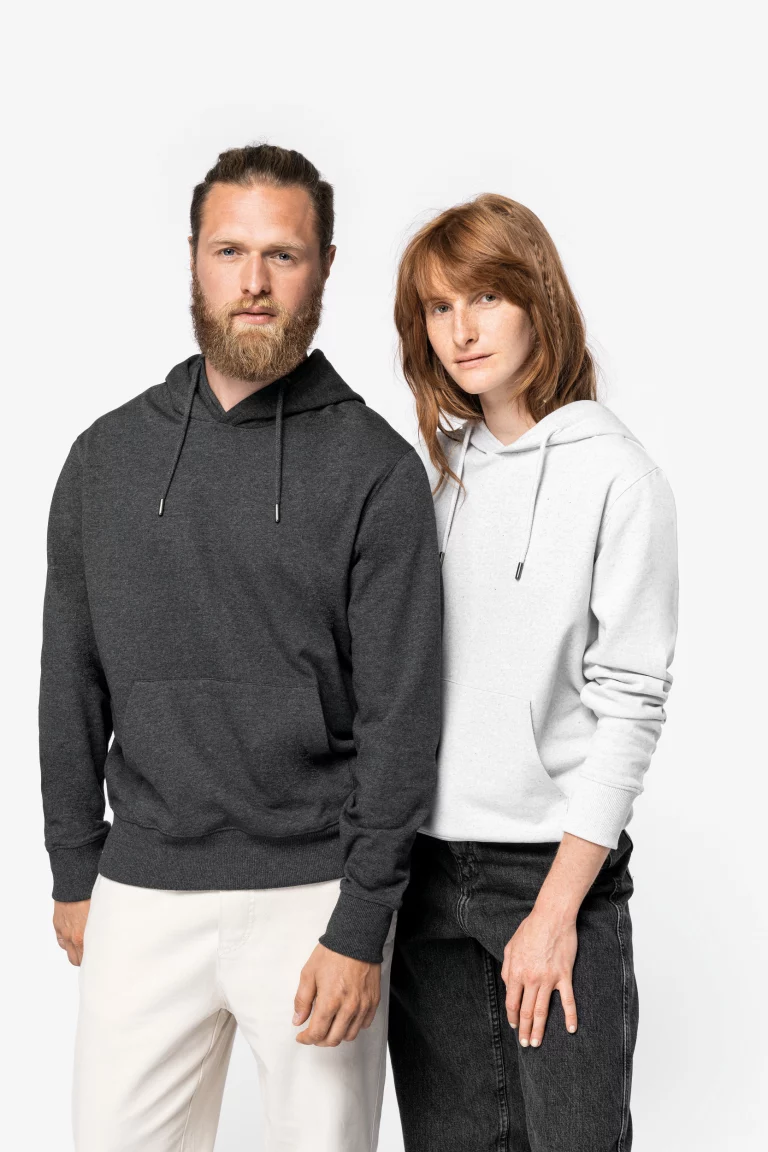 ns411 - gerecyclede unisex hoodie ontwerpen en bedrukken -