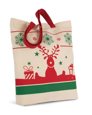 ki0733 - shopper met kerstmotieven ontwerpen en bedrukken - tote bag bedrukken