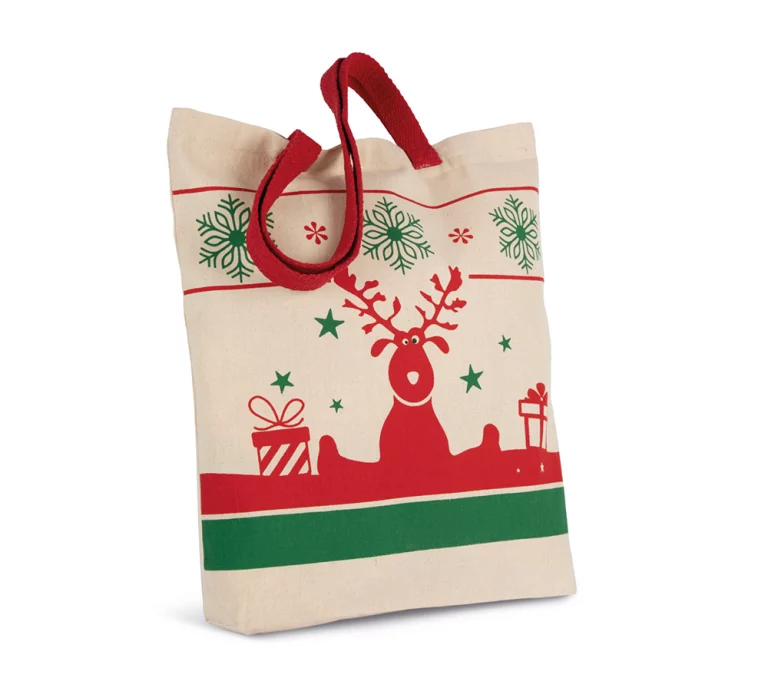 ki0733 - shopper met kerstmotieven ontwerpen en bedrukken -