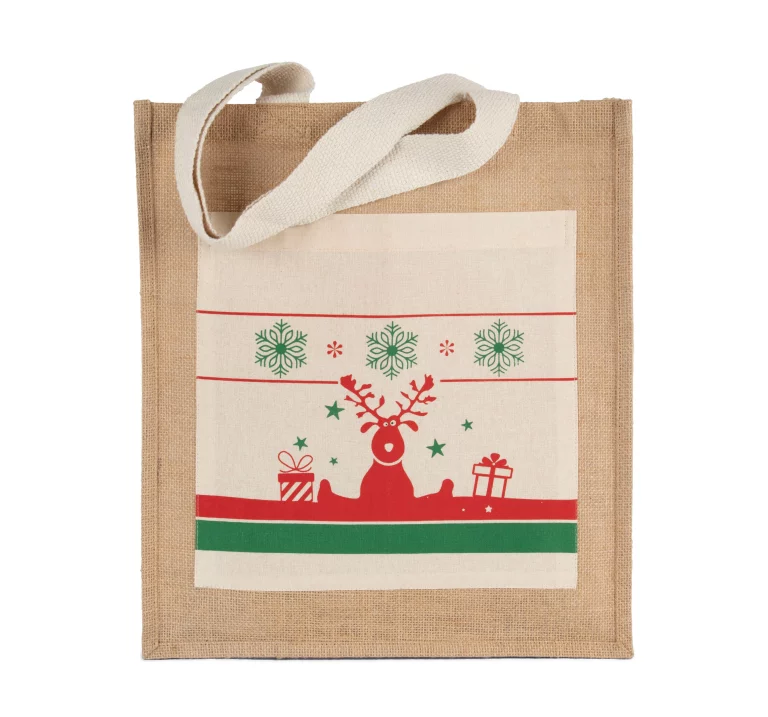 ki0732 - shopper met kerstmotieven ontwerpen en bedrukken -