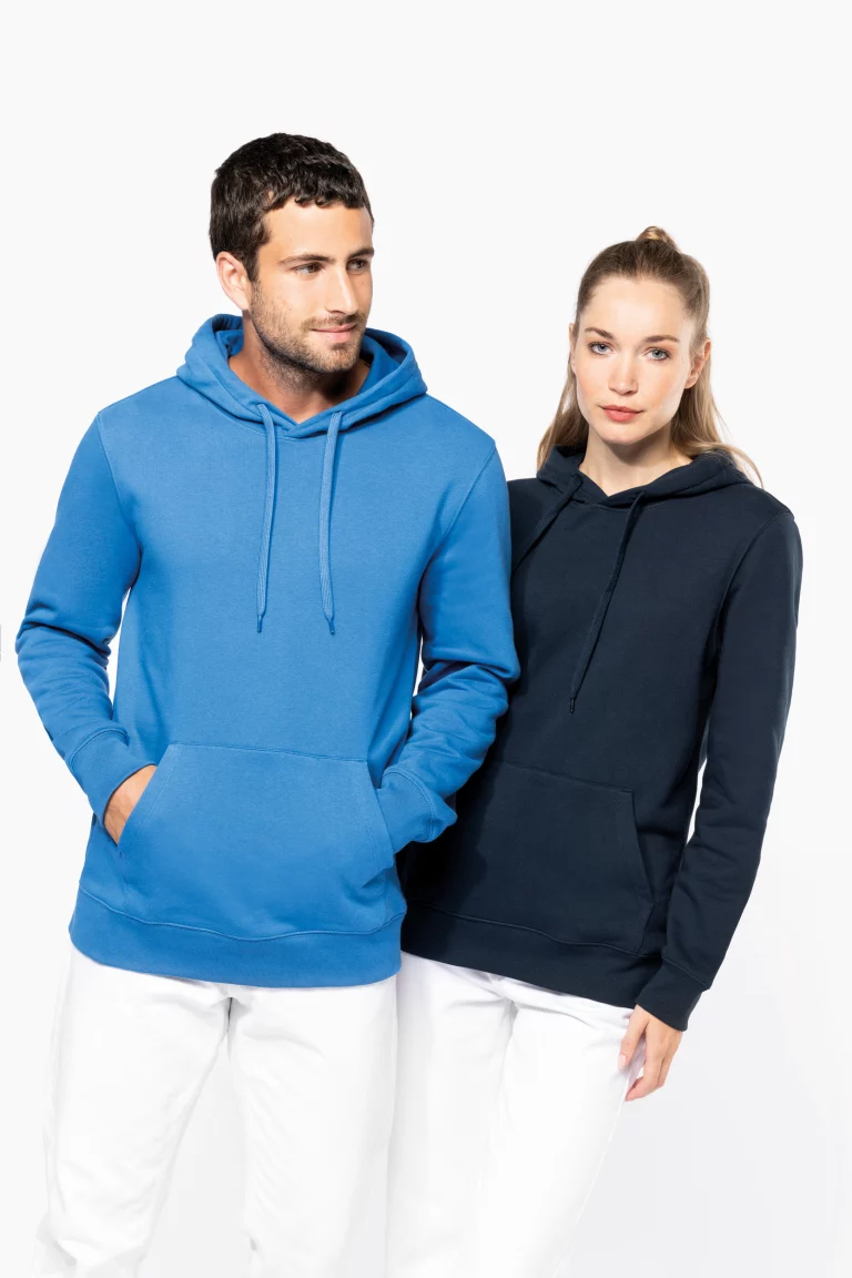 k4037 - unisex premium biokatoen hoodie met raglan mouwen -