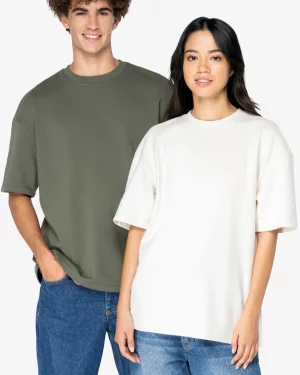 ns308 - unisex oversized biokatoen t-shirt -