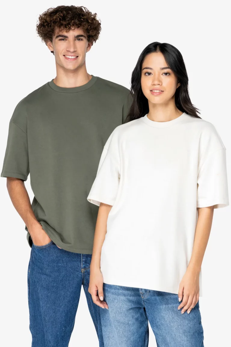 ns308 - unisex oversized biokatoen t-shirt -