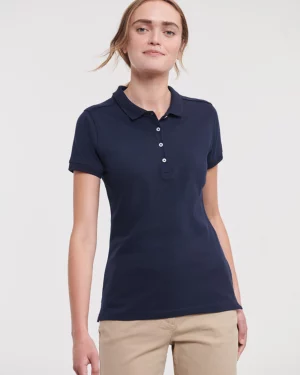 ru566f - dames stretch polo -