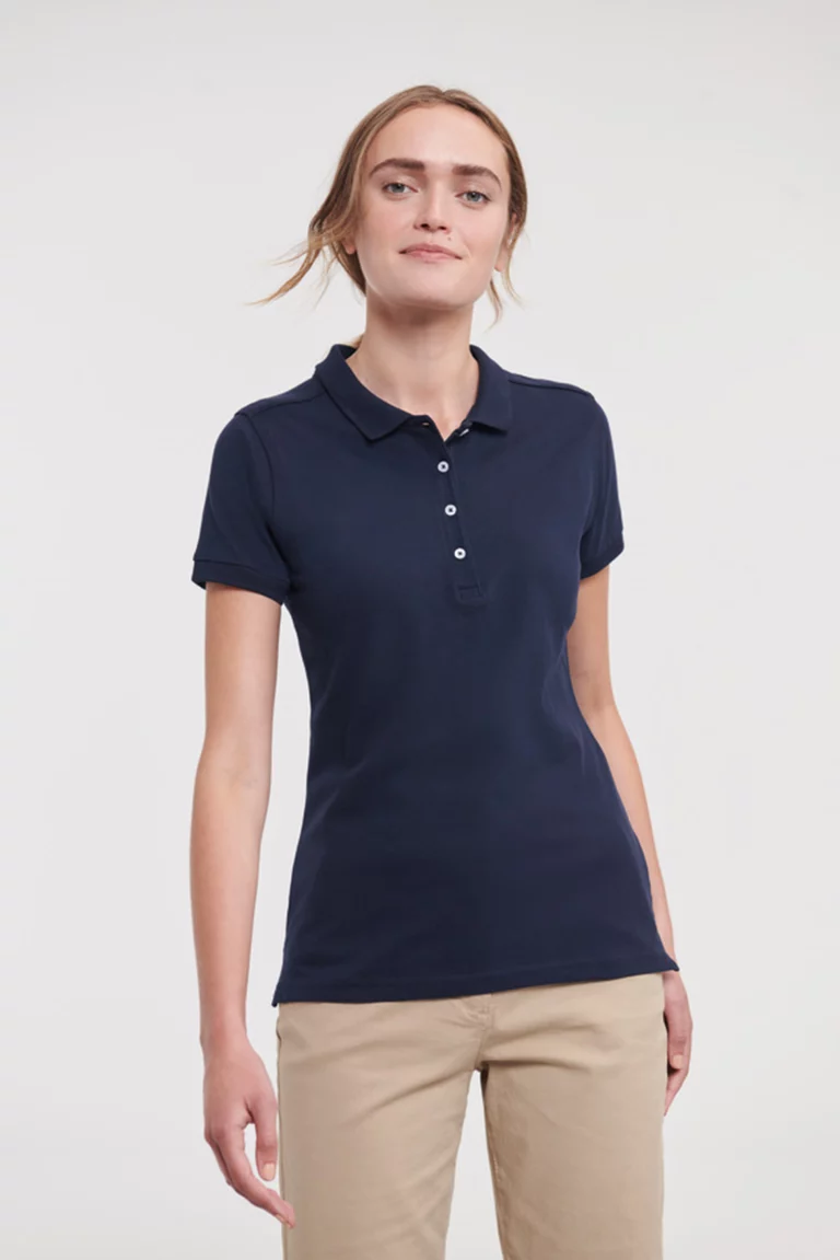 ru566f - dames stretch polo -