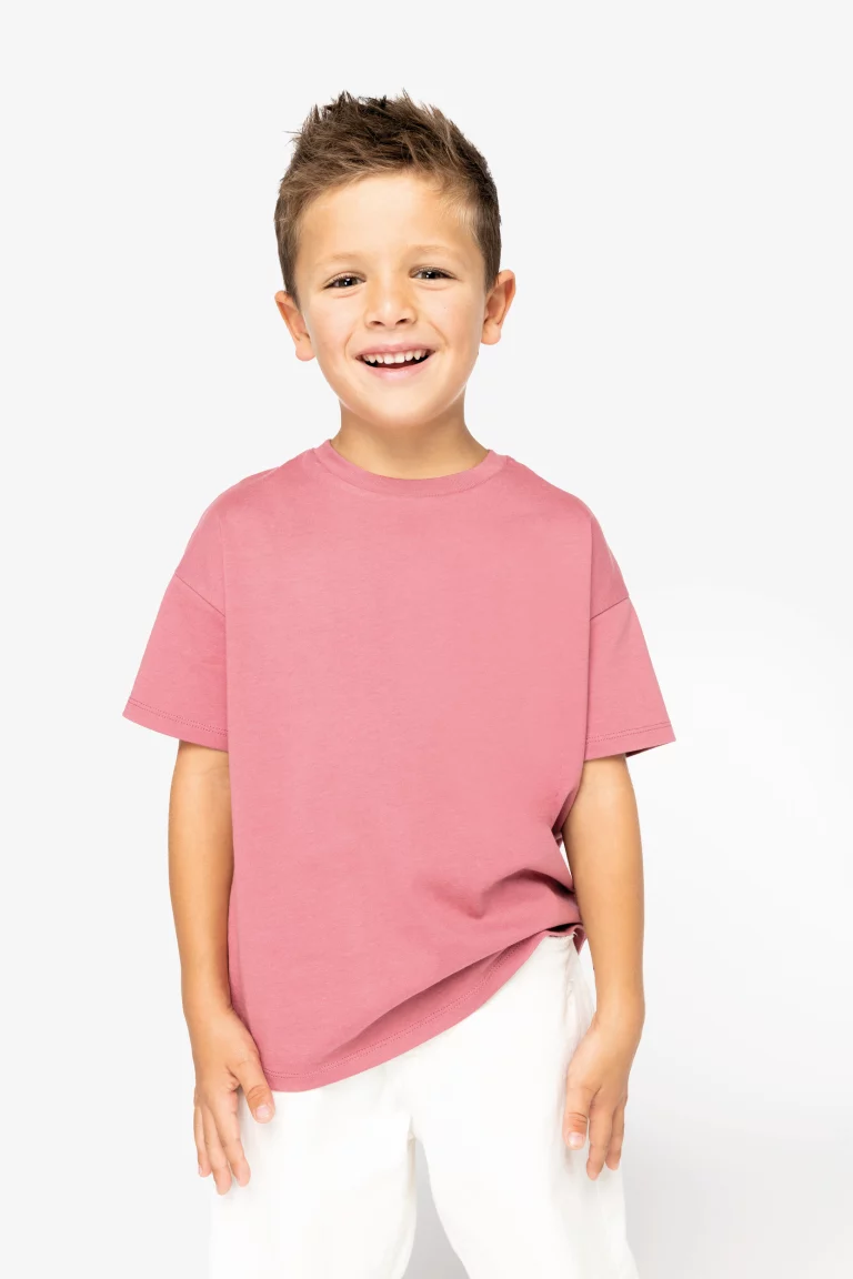 ns340 - premium oversized biokatoen kindershirt -